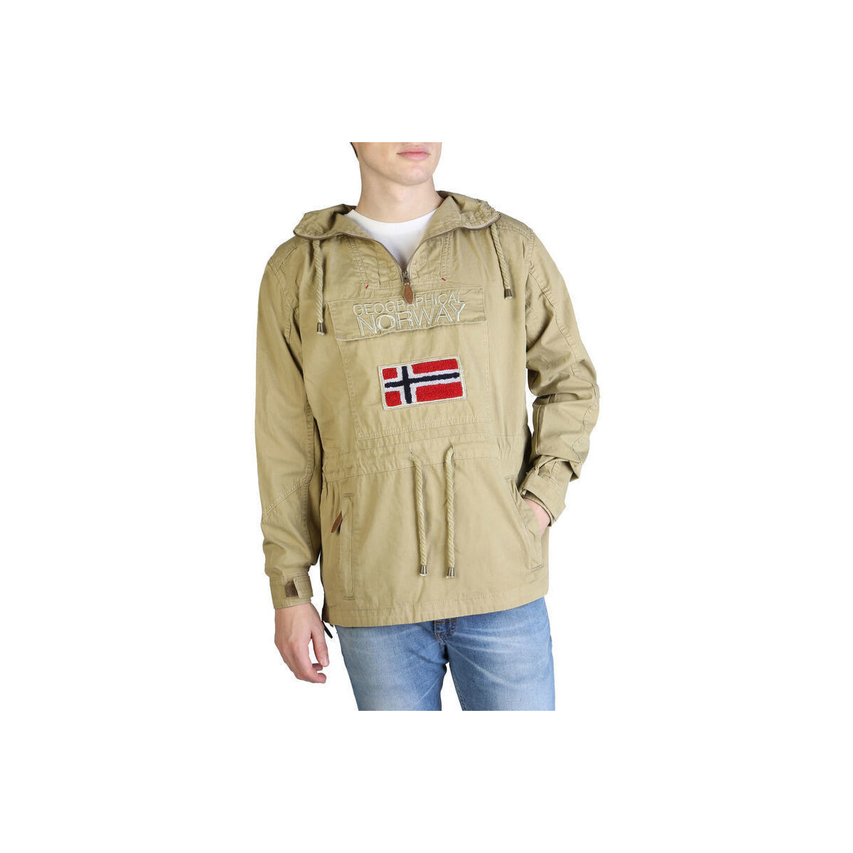 textil Hombre Abrigos Geographical Norway - Chomer_man Marrón