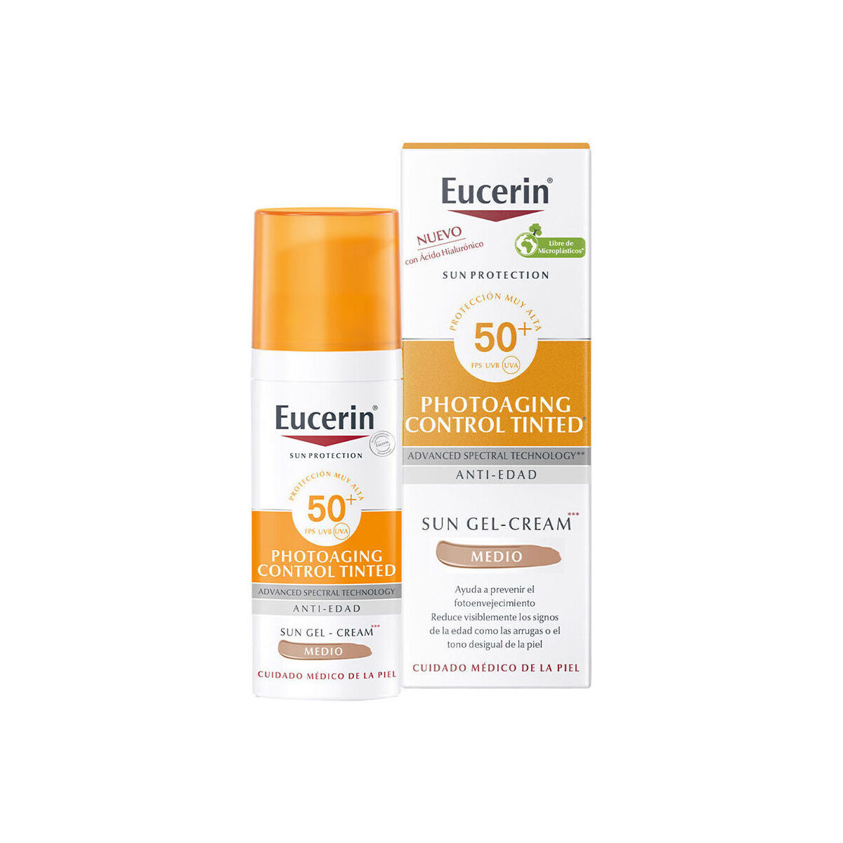 Belleza Maquillage BB & CC cremas Eucerin Sun Protection Photoaging Cc Cream Spf50+ medium 