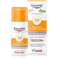 Belleza Base de maquillaje Eucerin Sun Protection Pigment Control Spf50+ Tinted medium 