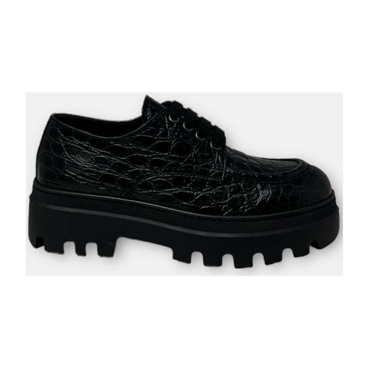 Zapatos Hombre Derbie Car Shoe KDE39P1U5 F0002 Negro