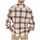 textil Hombre Camisas manga larga Obey Camisa Arnold Woven Hombre Unbleached Multi Marrón