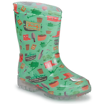Zapatos Niños Botas de agua Be Only BOJARDIN Verde / Multicolor