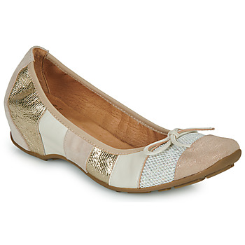 Zapatos Mujer Bailarinas-manoletinas Mam'Zelle FLUTE Oro / Beige / Blanco