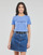 textil Mujer Camisetas manga corta Tommy Hilfiger REGULAR HILFIGER C-NK TEE SS Azul
