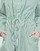 textil Mujer Vestidos cortos Tommy Hilfiger ORG CO STRIPE MIDI SHIRT-DRESS Blanco / Verde