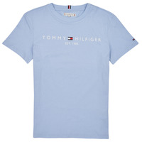 textil Niños Camisetas manga corta Tommy Hilfiger U ESSENTIAL Azul
