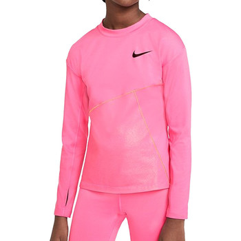 textil Niña Camisetas manga larga Nike  Rosa
