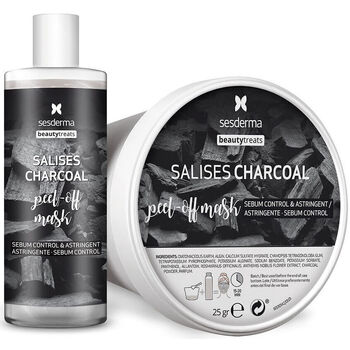 Accesorios textil Mascarilla Sesderma Beauty Treats Salises Charcoal Mascarilla Peel Off 25 Gr + 