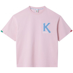 textil Tops y Camisetas Kickers Big K T-shirt Rosa