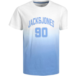 textil Niño Camisetas manga corta Jack & Jones 12220427 JCOAIRDIP TEE SS CREW NECK JNR RIVIERA Azul