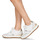 Zapatos Mujer Zapatillas bajas Geox D DESYA Blanco / Beige / Oro