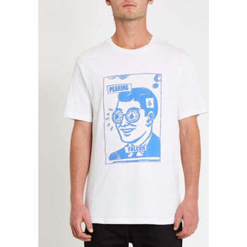 textil Hombre Camisetas manga corta Volcom Peaking BSC SS Tee White White
