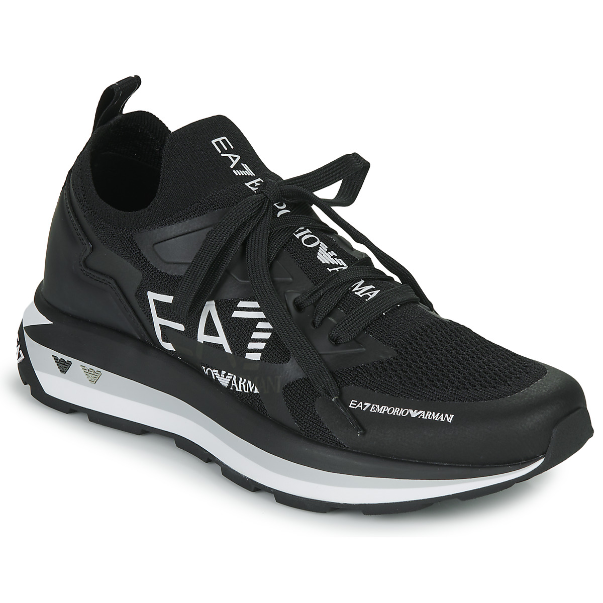 Zapatos Hombre Zapatillas bajas Emporio Armani EA7 X8X113 Negro / Blanco