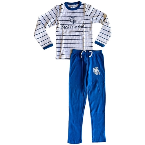 textil Niño Pijama Real Sociedad Pijama largo Blanco