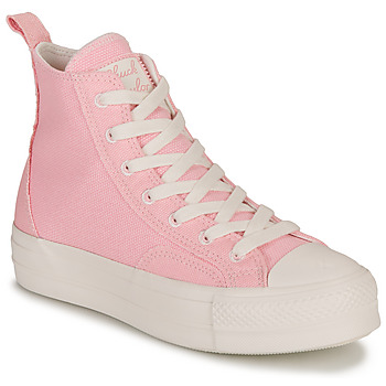 Zapatos Mujer Zapatillas altas Converse CHUCK TAYLOR ALL STAR LIFT-SUNRISE PINK/SUNRISE PINK/VINTAGE WHI Rosa