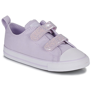 Zapatos Niños Zapatillas bajas Converse CHUCK TAYLOR ALL STAR 2V EASY-ON GLITTER OX Violeta