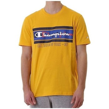textil Hombre Camisetas manga corta Champion 217278YS074 Color de miel
