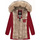 textil Mujer Abrigos Navahoo Chaqueta de invierno de las mujeres  Cristal Rojo