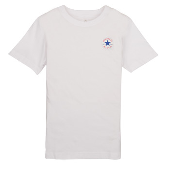 textil Niño Camisetas manga corta Converse SS PRINTED CTP TEE Blanco
