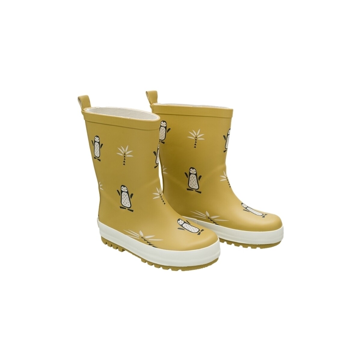 Zapatos Niños Botas Fresk Penguin Rain Boots - Mustard Amarillo