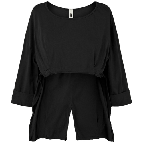 textil Mujer Tops / Blusas Wendy Trendy Top 110809 - Black Negro