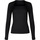 textil Mujer Tops / Blusas Lisca Camiseta de manga larga con escote ajustable Kenza Negro