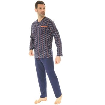 textil Hombre Pijama Christian Cane SHAD Azul