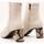 Zapatos Mujer Botines Dansi 4993 Blanco