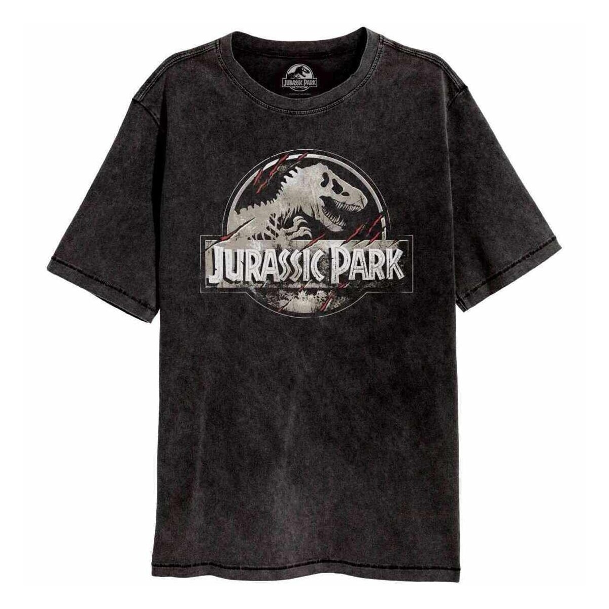 textil Camisetas manga larga Jurassic Park HE794 Negro