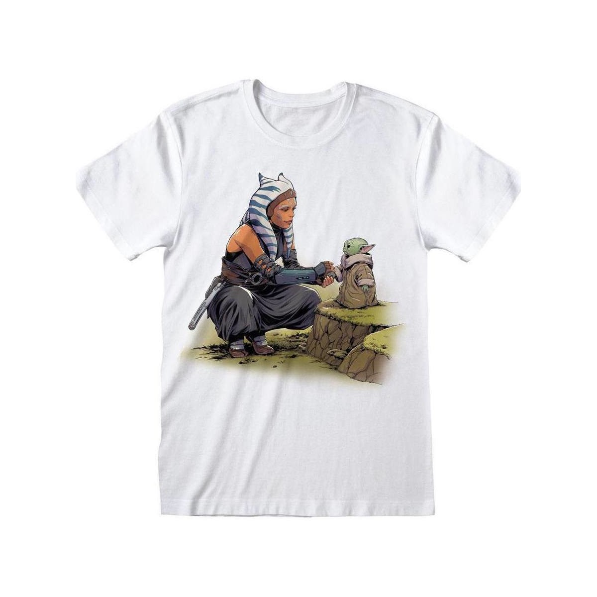 textil Camisetas manga larga Star Wars: The Mandalorian HE811 Blanco