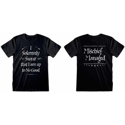 textil Camisetas manga larga Harry Potter I Solemnly Swear Negro
