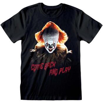textil Camisetas manga larga It Chapter Two Come Back And Play Negro