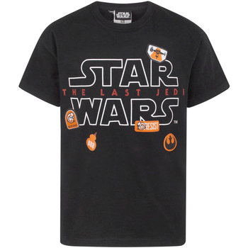 textil Niño Camisetas manga larga Star Wars: The Last Jedi  Negro