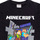 textil Niños Camisetas manga corta Minecraft Survival Mode Negro
