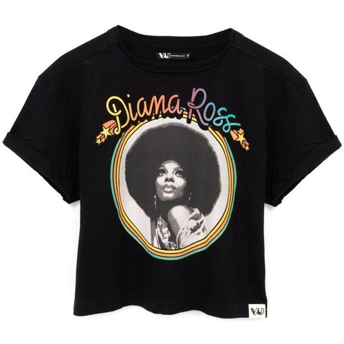 textil Mujer Camisetas manga larga Diana Ross NS6816 Negro