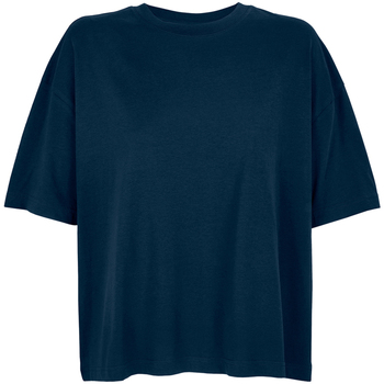 textil Mujer Camisetas manga larga Sols 3807 Azul