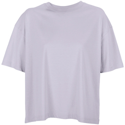 textil Mujer Camisetas manga larga Sols 3807 Violeta