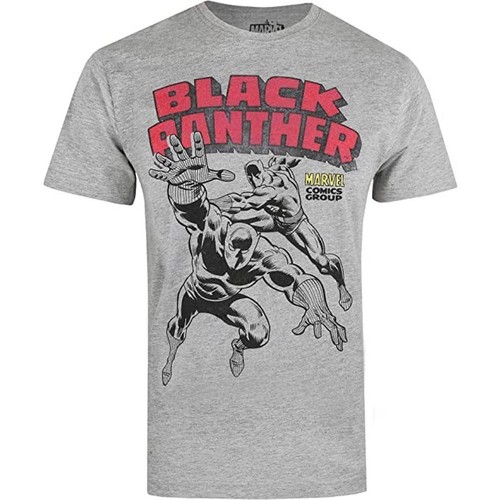 textil Hombre Camisetas manga larga Black Panther Combat Gris