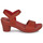 Zapatos Mujer Sandalias Art Alfama Rojo