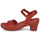 Zapatos Mujer Sandalias Art Alfama Rojo