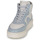 Zapatos Mujer Zapatillas altas Art Belleville Azul / Beige