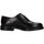Zapatos Hombre Derbie Antica Cuoieria 12528-V-091 Negro