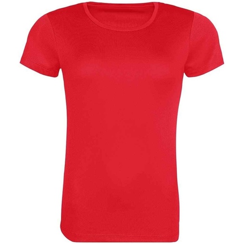 textil Mujer Camisetas manga larga Awdis Cool Rojo