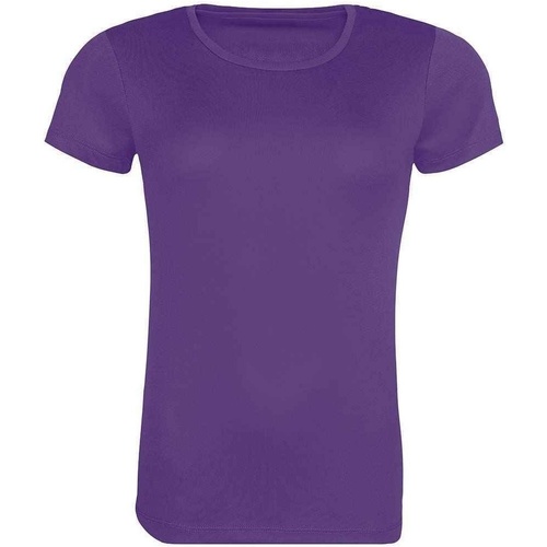 textil Mujer Camisetas manga larga Awdis Cool Violeta