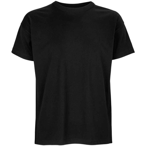 textil Hombre Camisetas manga larga Sols 3806 Negro