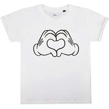 textil Niña Camisetas manga larga Disney  Blanco