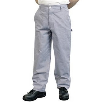 textil Pantalones Bonchef AB236 Blanco