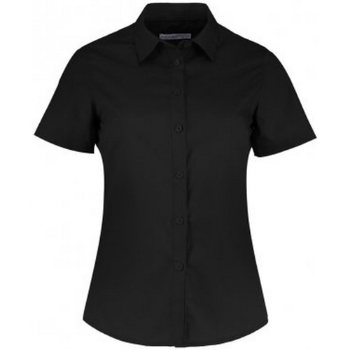textil Mujer Camisas Kustom Kit Poplin Negro