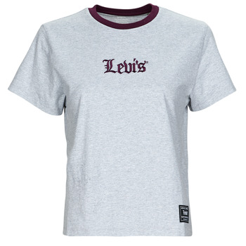 textil Mujer Camisetas manga corta Levi's GRAPHIC CLASSIC TEE Gris