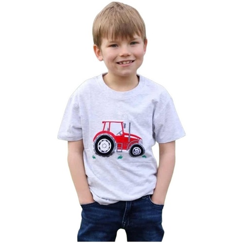 textil Niños Camisetas manga corta British Country Collection BZ4363 Rojo